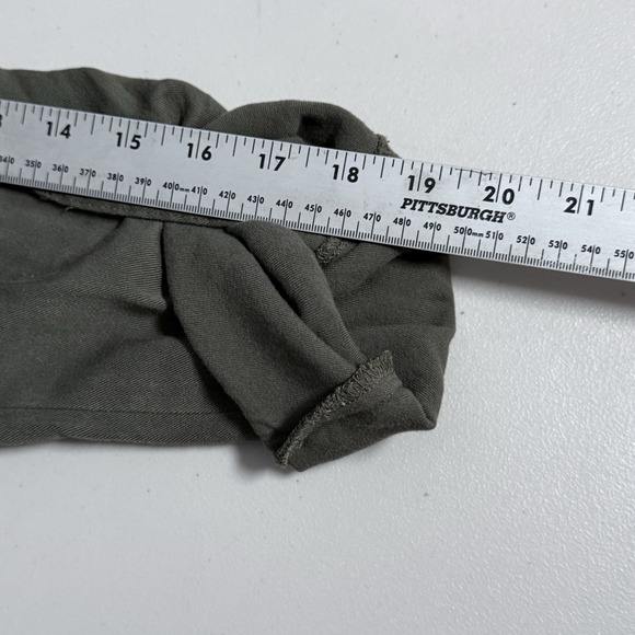 Express Anorak Military Utility Jacket Womens M Olive Green Roll Tab Sleeves - Picture 5 of 12